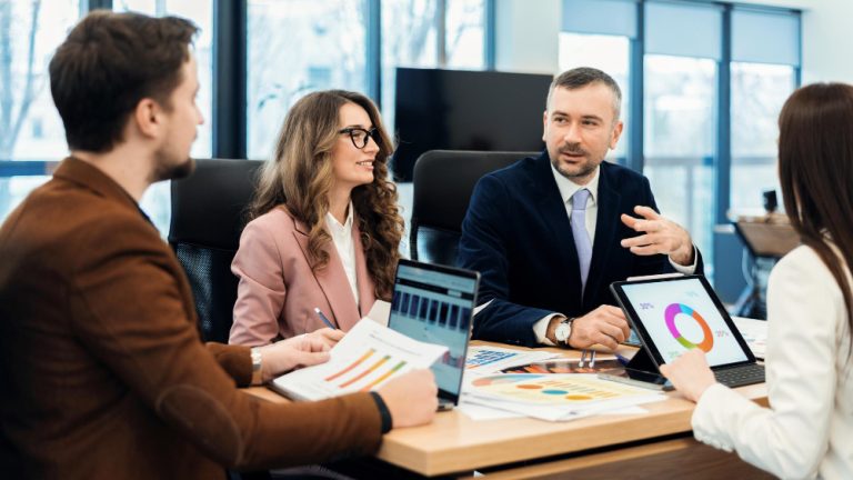 Small business team in Salt Lake City collaborating with expert IT support from IT-Tech LLC